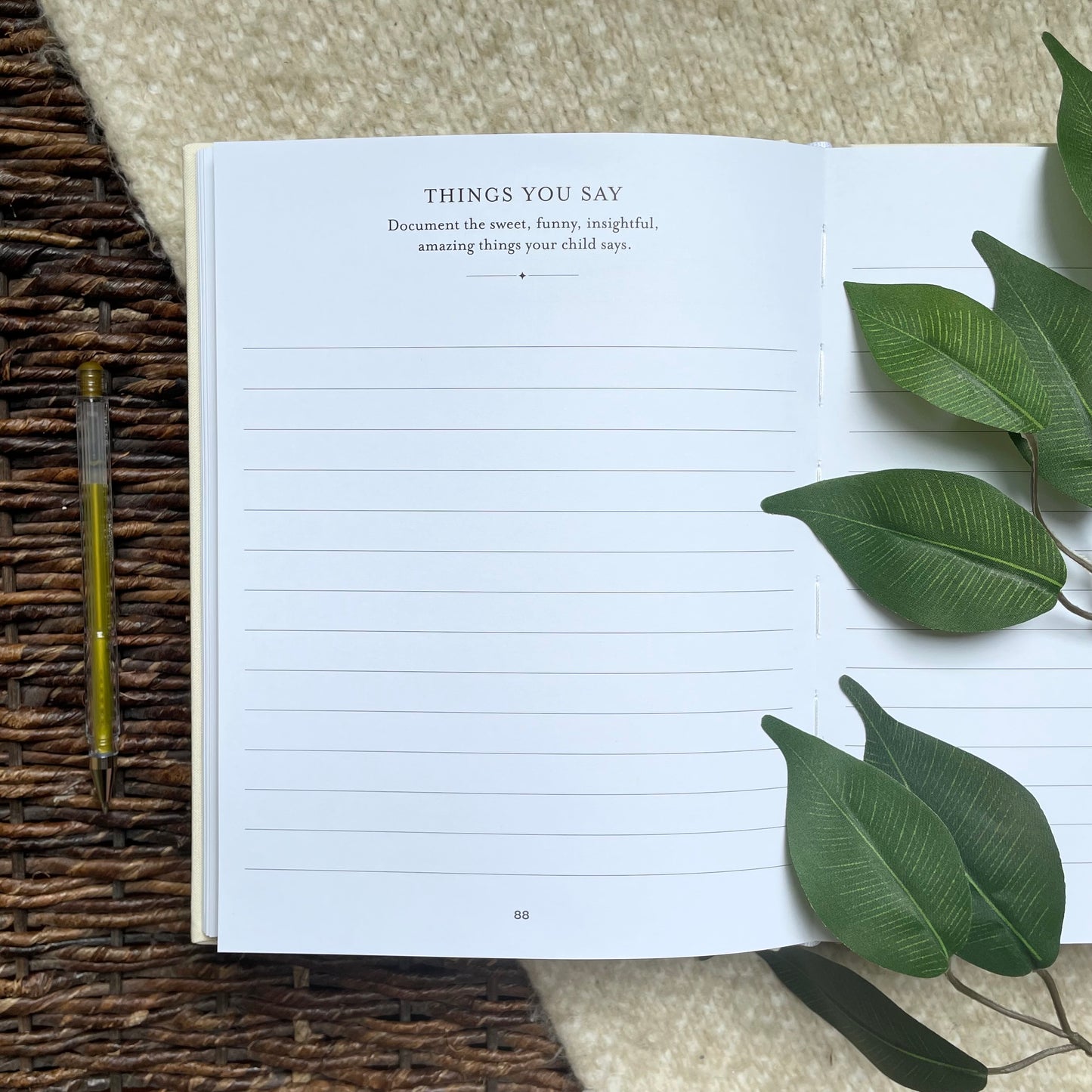 Say & Do Childhood Memory Journal