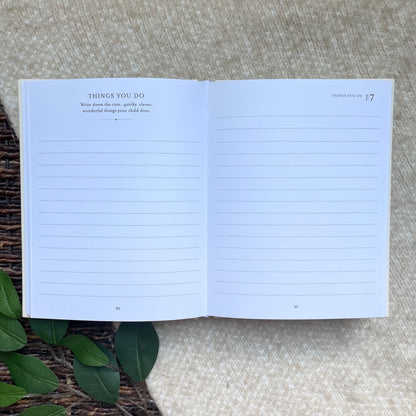 Say & Do Childhood Memory Journal